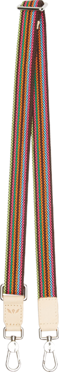 Brown Slim Webbing Crossbody Strap - Image 2
