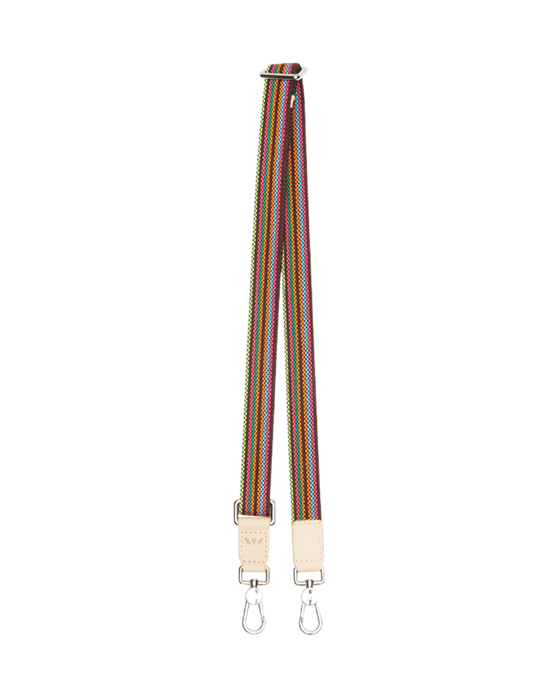 Brown Slim Webbing Crossbody Strap