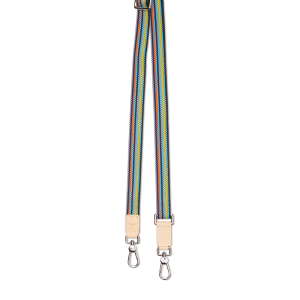 Black Slim Webbing Crossbody Strap