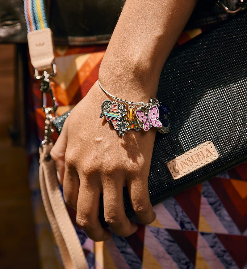 Purple Enamel Butterfly Charm - Image 4