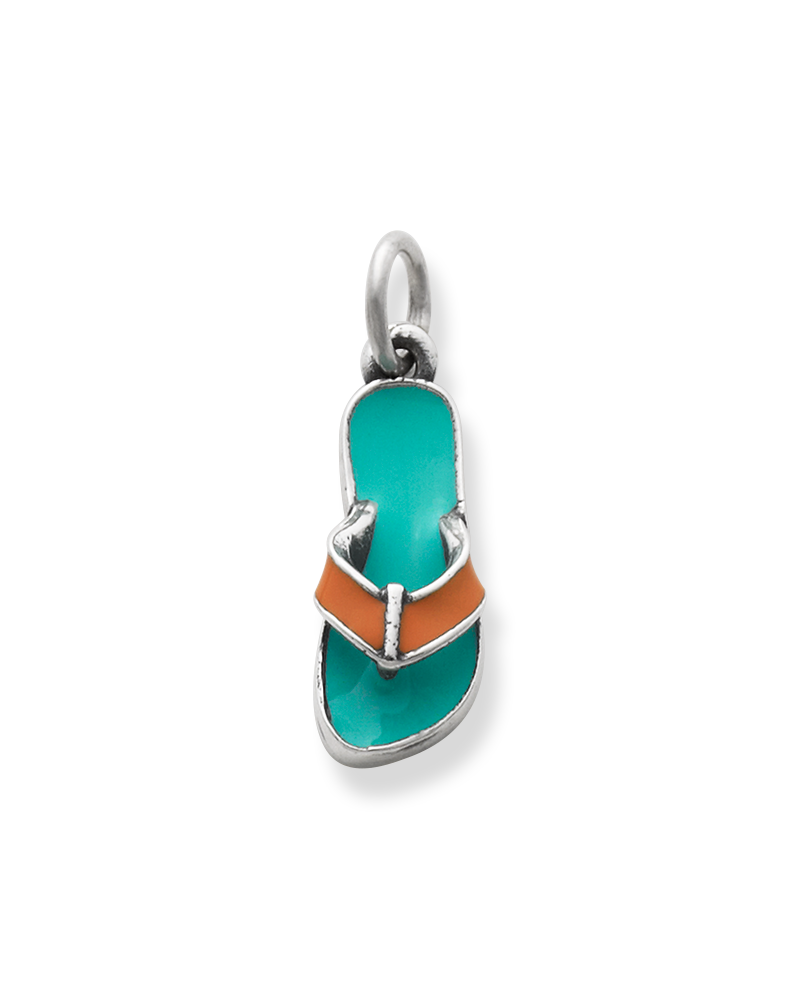 Enamel Flip-Flop Charm