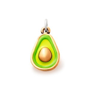 Enamel Avocado Charm