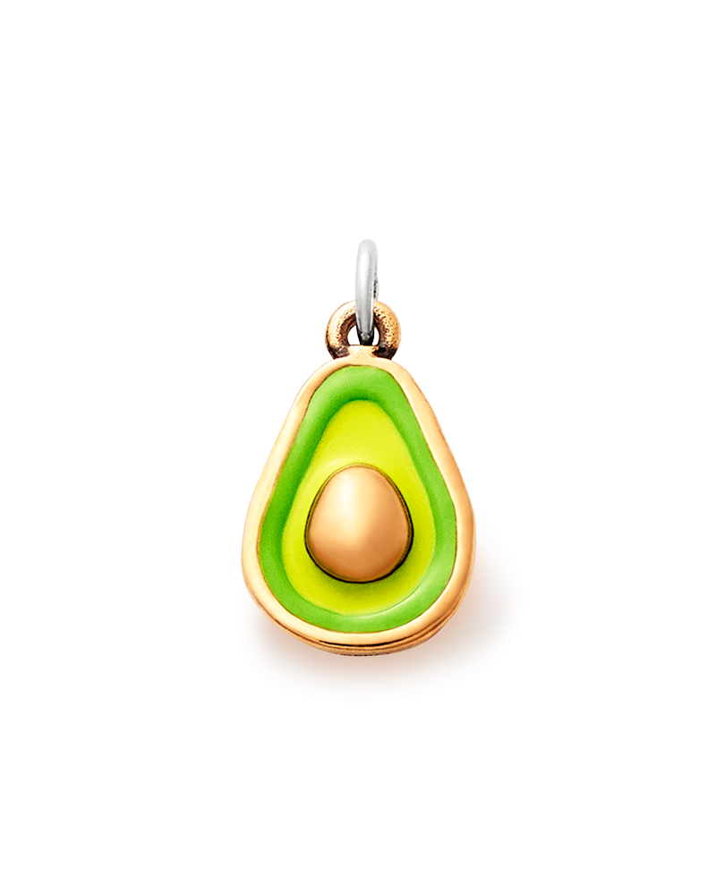 Enamel Avocado Charm