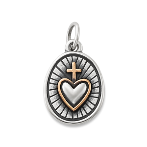 Radiant Sacred Heart Charm
