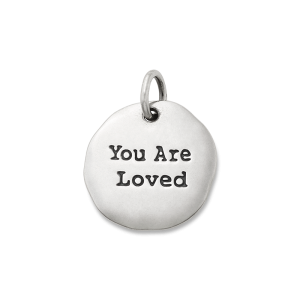 You Are Loved' Sterling Silver Charm