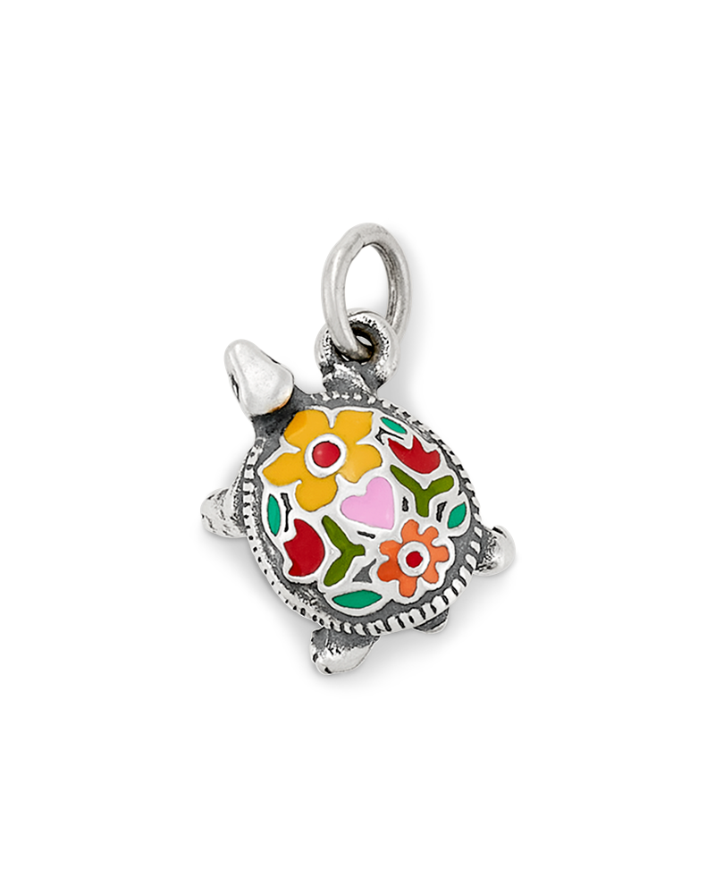Enamel Festive Turtle Charm