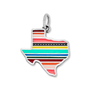 Enamel Texas Serape Charm