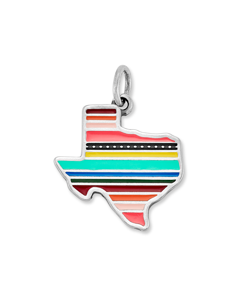 Enamel Texas Serape Charm