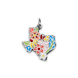 Enamel Texas Wildflower Charm