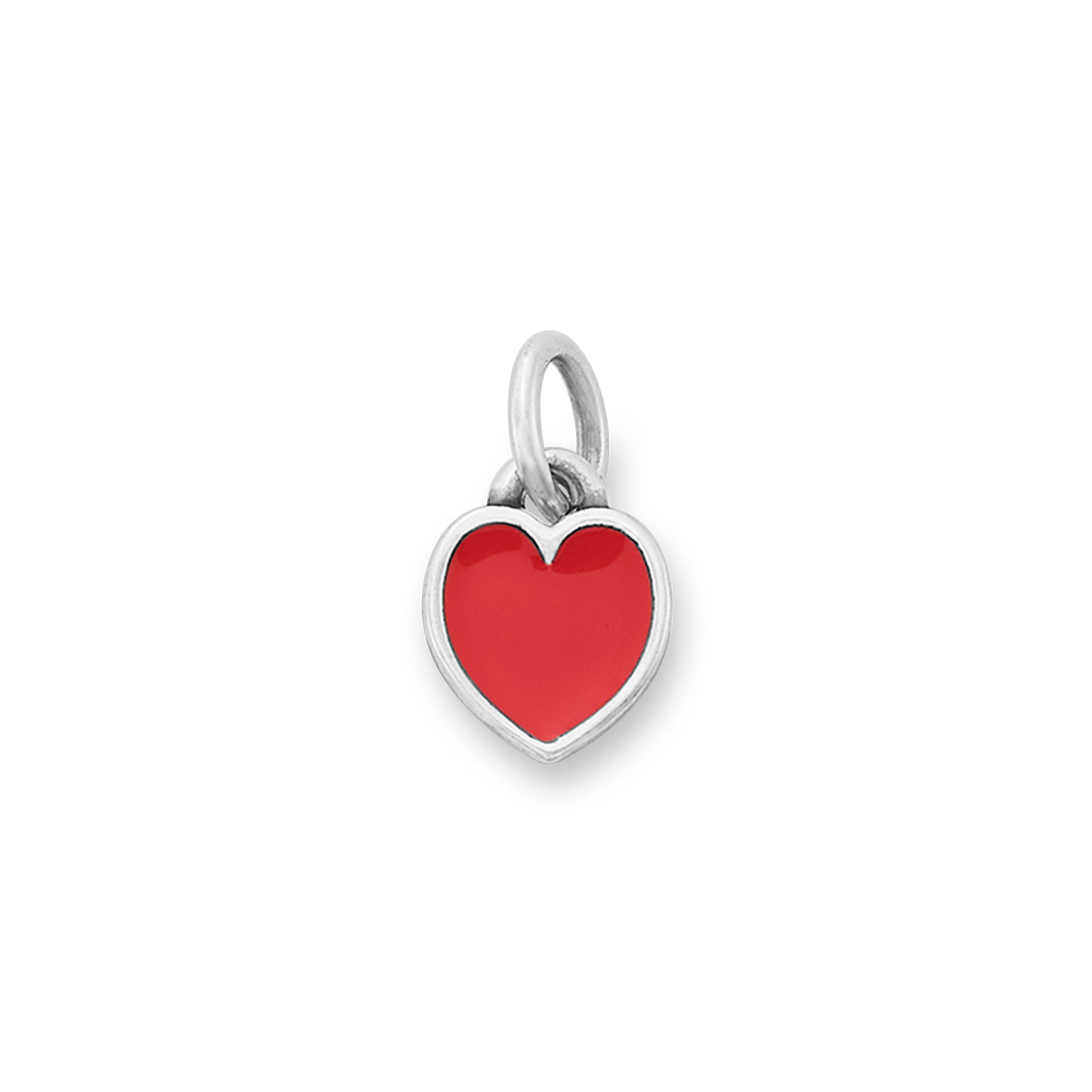 Enamel Red Connected Hearts Charm - Image 2