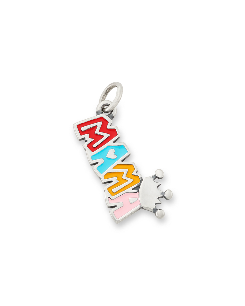 Mama' Rules Enamel Charm