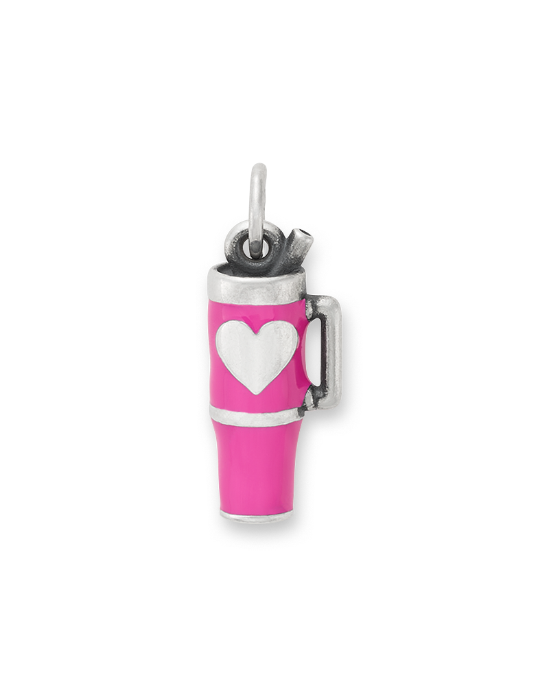 Enamel Love My Cup Charm
