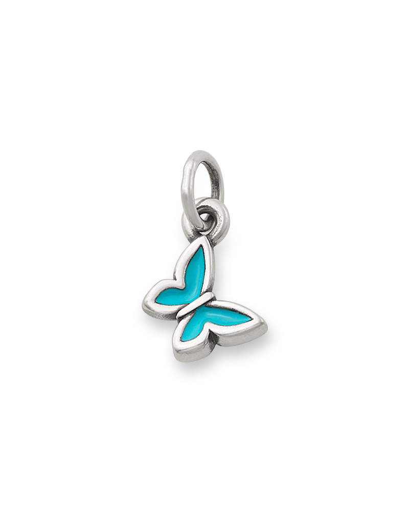 Enamel Blue Mini Butterfly Charm
