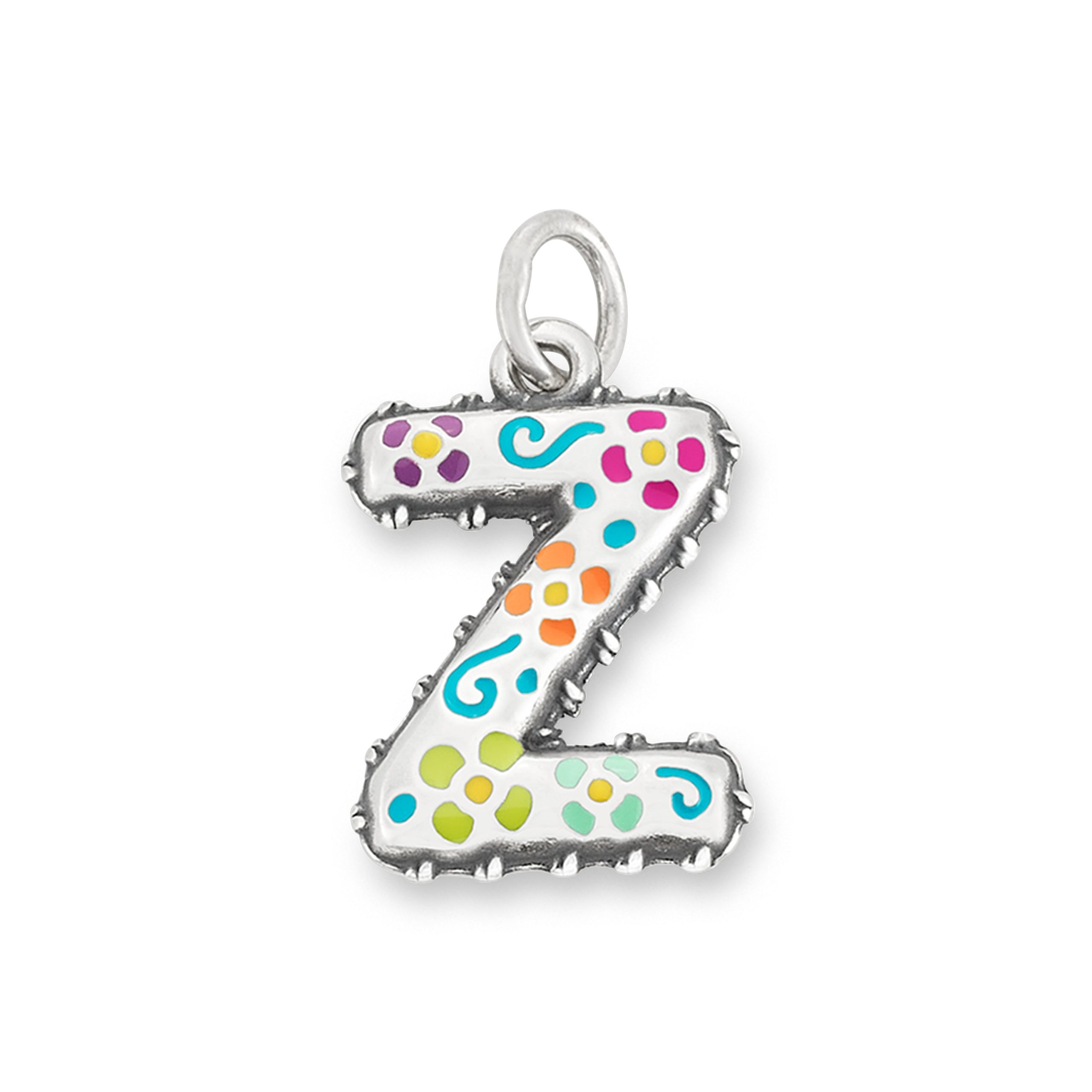 Enamel Consuela Floral Initial Charm - Image 27
