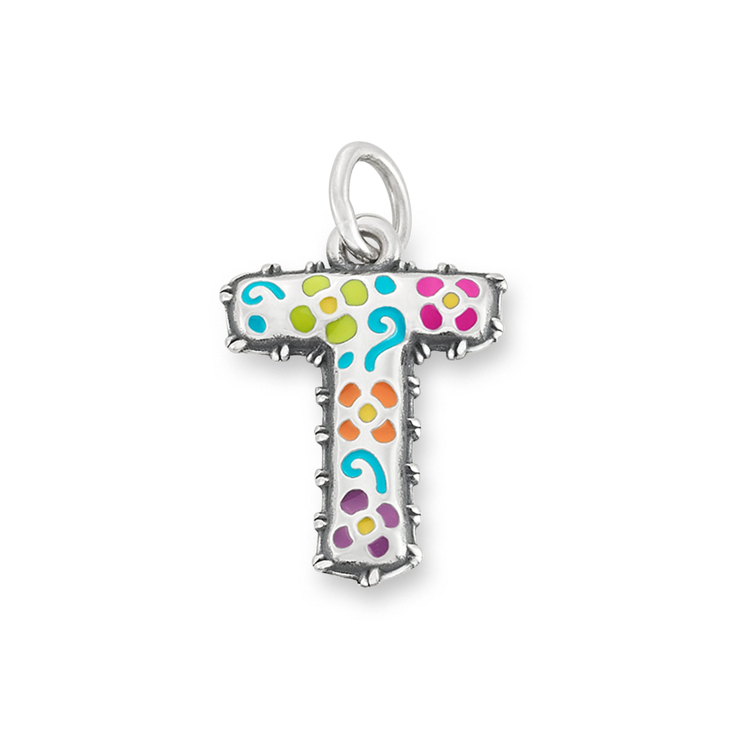 Enamel Consuela Floral Initial Charm - Image 21