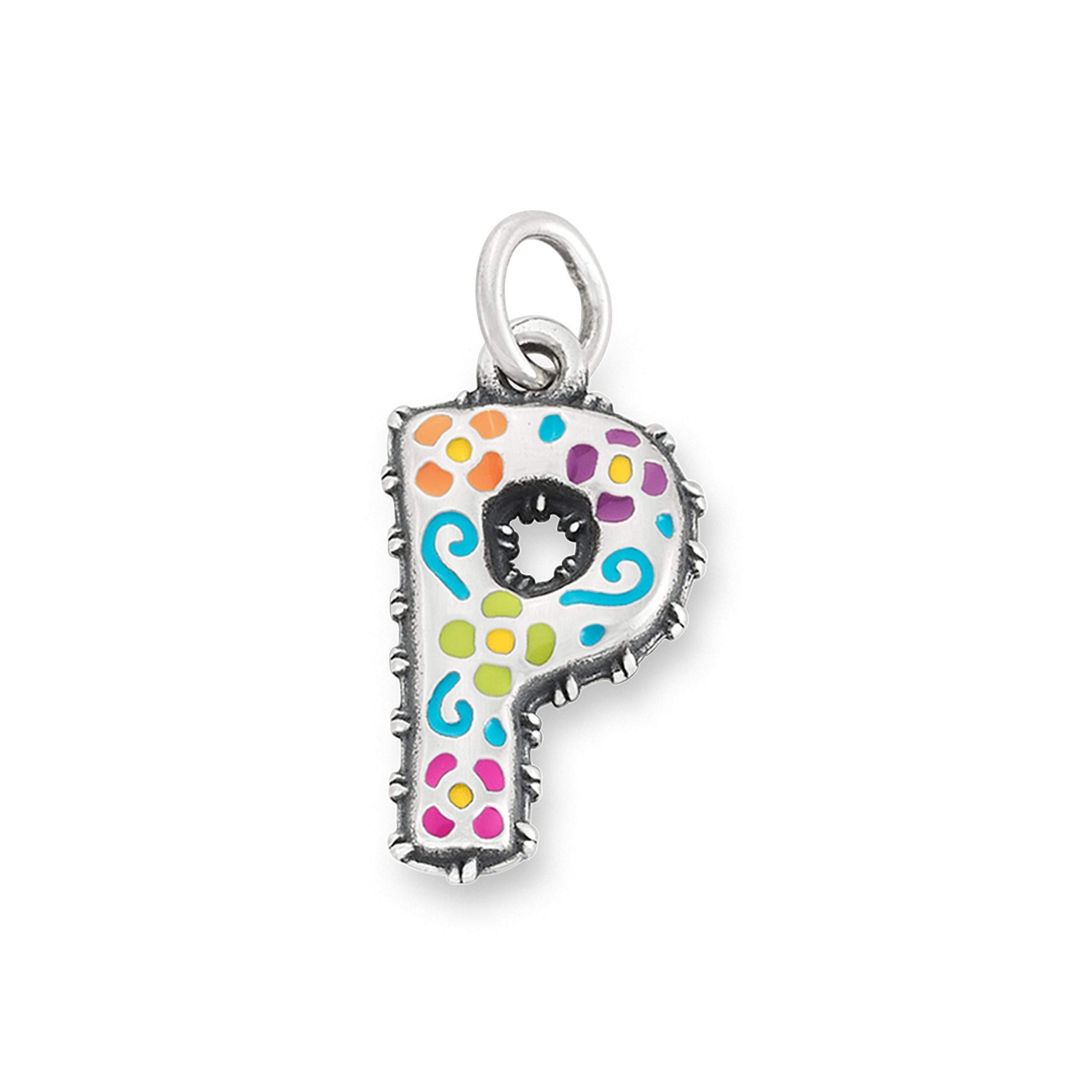 Enamel Consuela Floral Initial Charm - Image 17