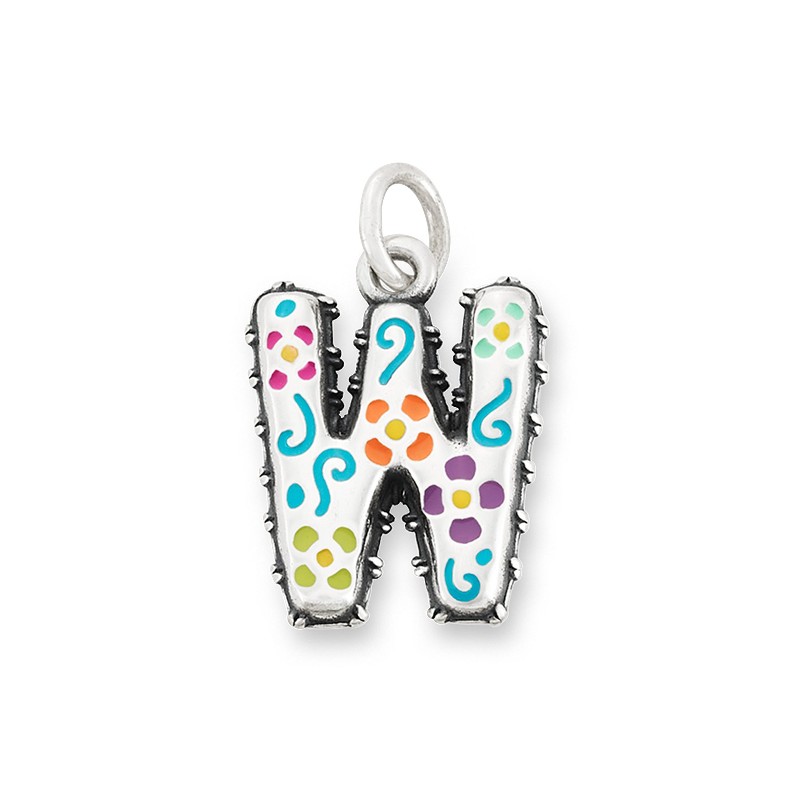 Enamel Consuela Floral Initial Charm - Image 24