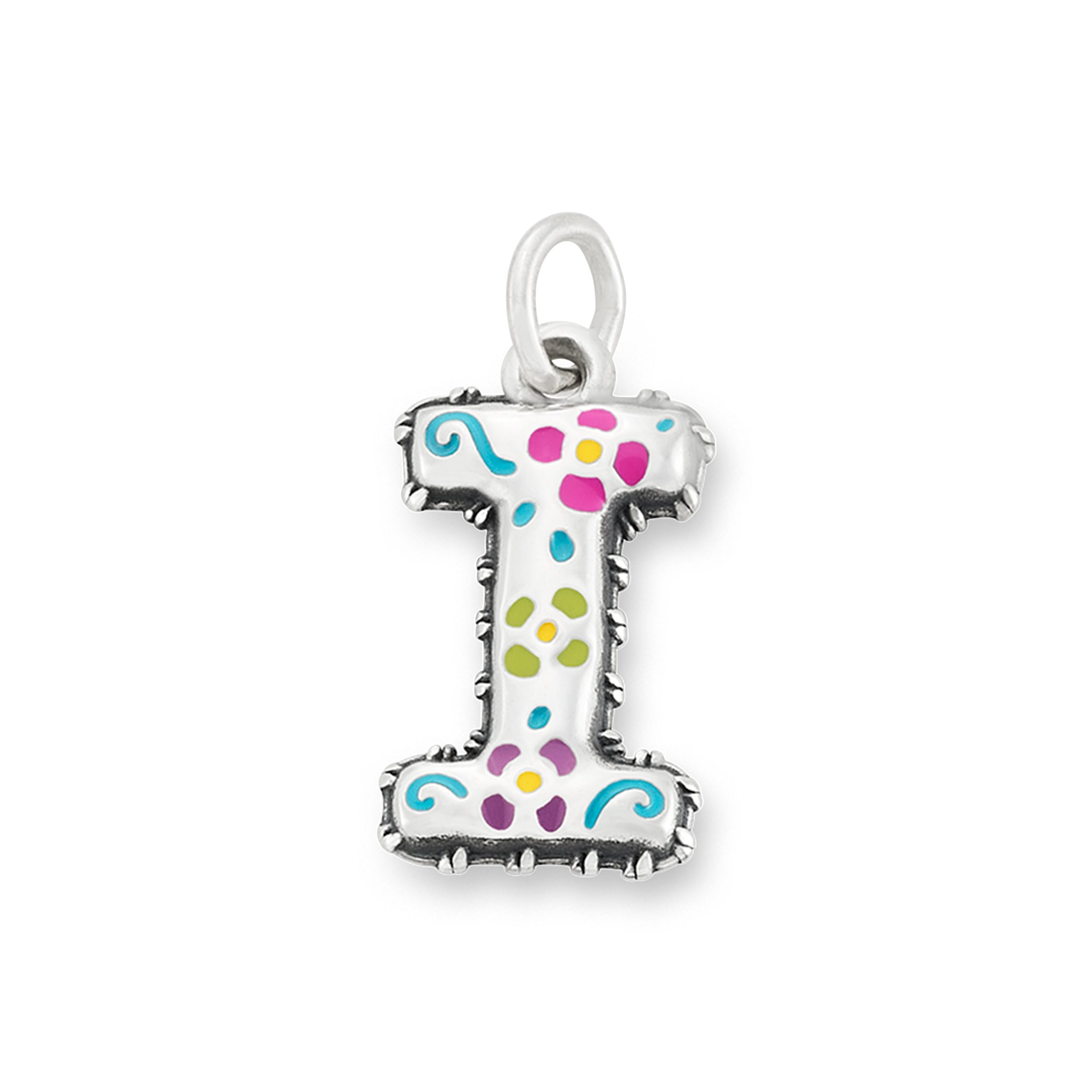 Enamel Consuela Floral Initial Charm - Image 10