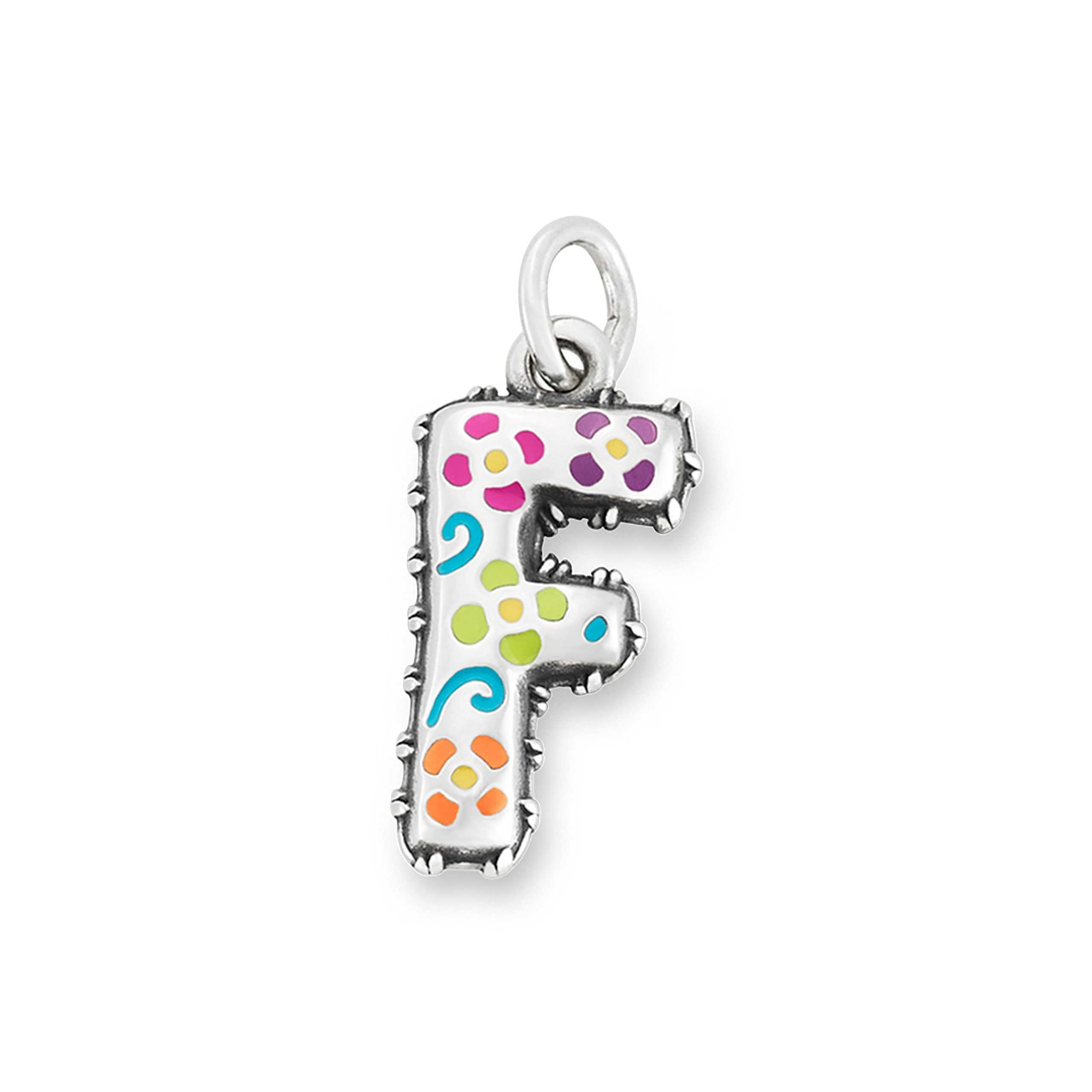 Enamel Consuela Floral Initial Charm - Image 7