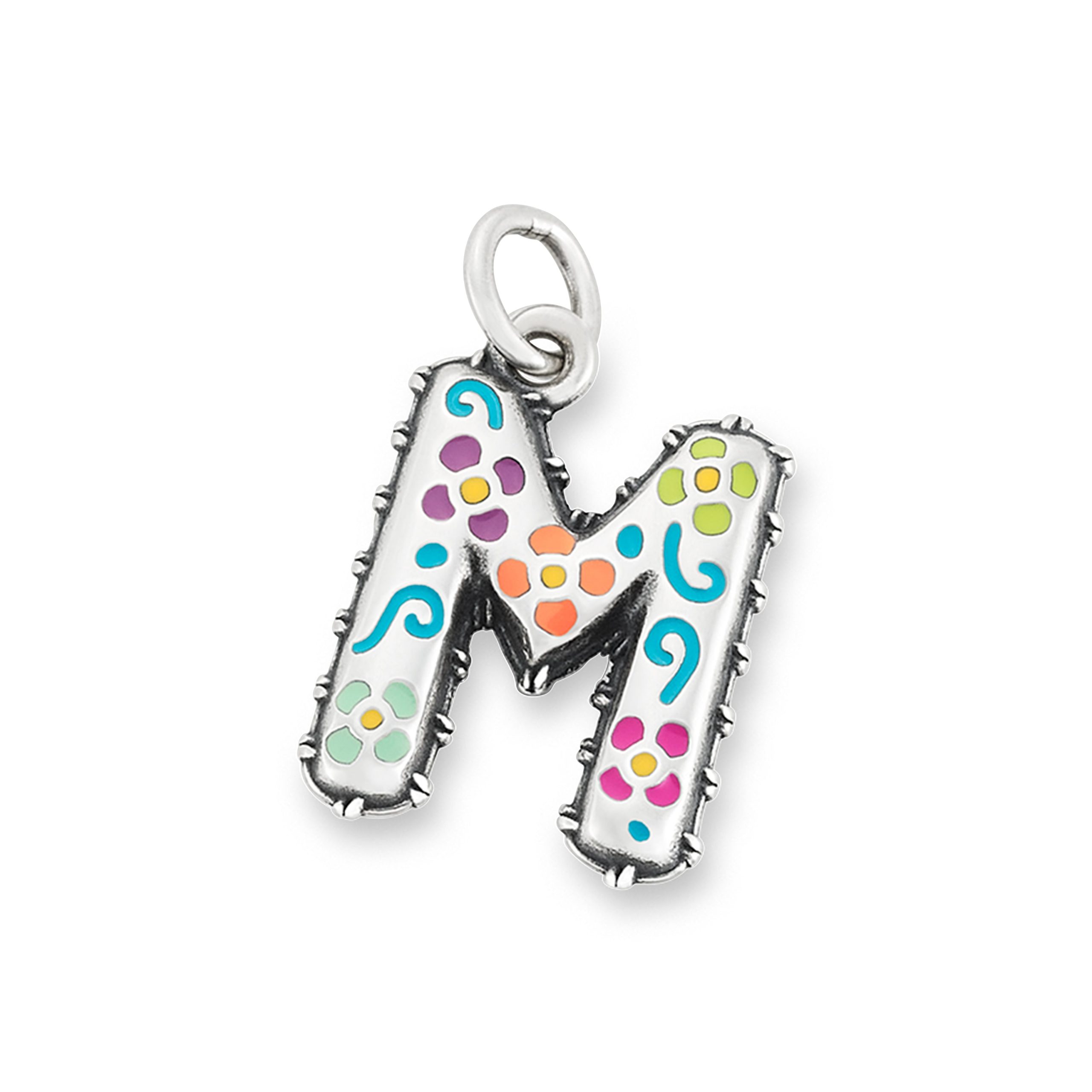 Enamel Consuela Floral Initial Charm - Image 14