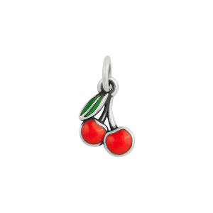 Enamel Cherries Charm
