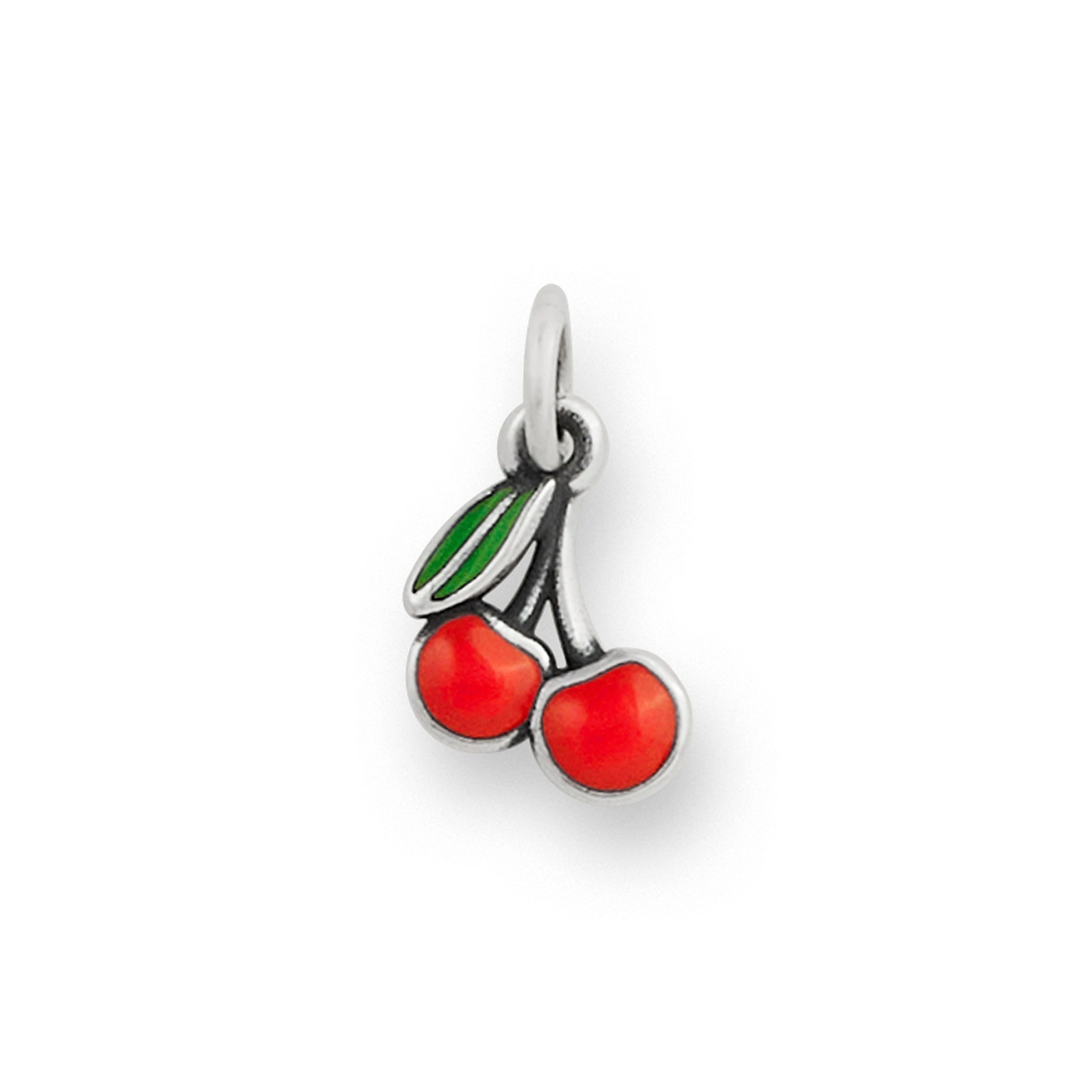 Enamel Cherries Charm - Image 2
