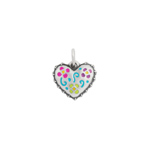 Enamel Consuela Heart Charm