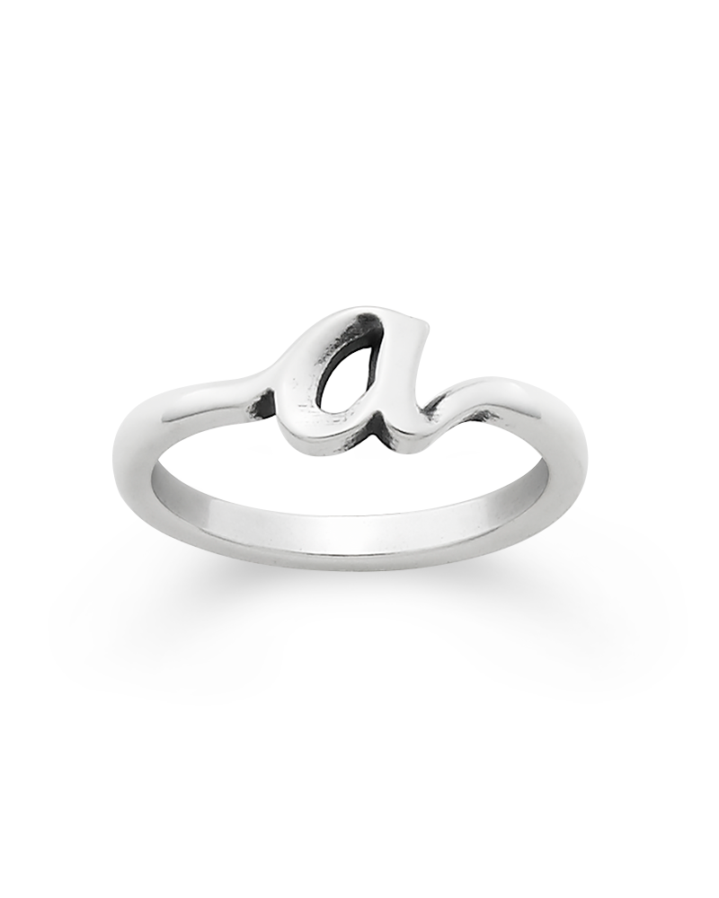 Script Initial 'A' Ring - Image 3