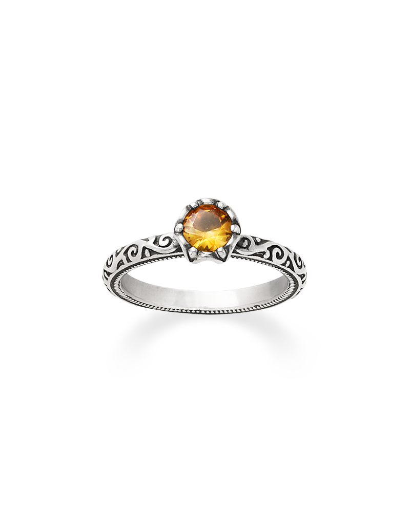 Cherished Birthstone Ring with Citrine - Image 3