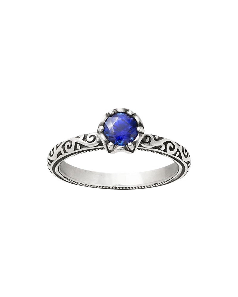 Cherished Birthstone Ring with Blue Sapphire - Image 3