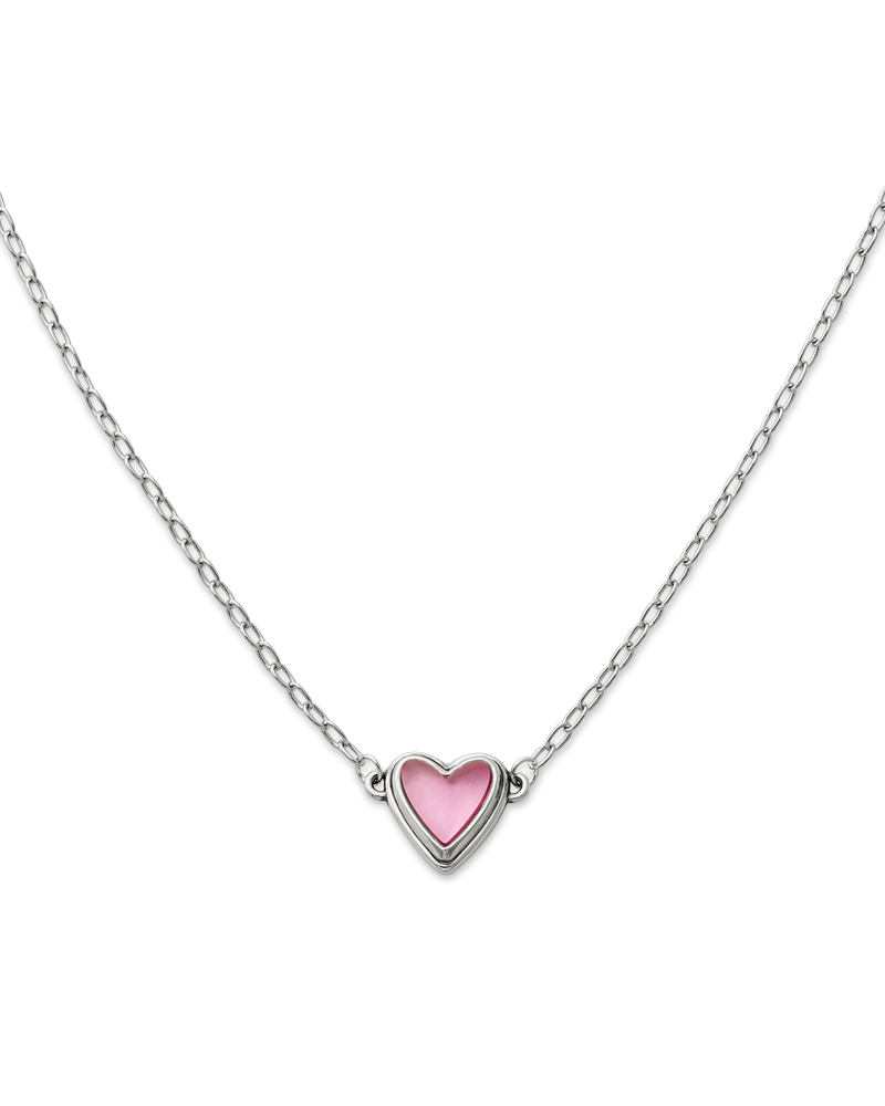 Sweetheart Pink Doublet Necklace