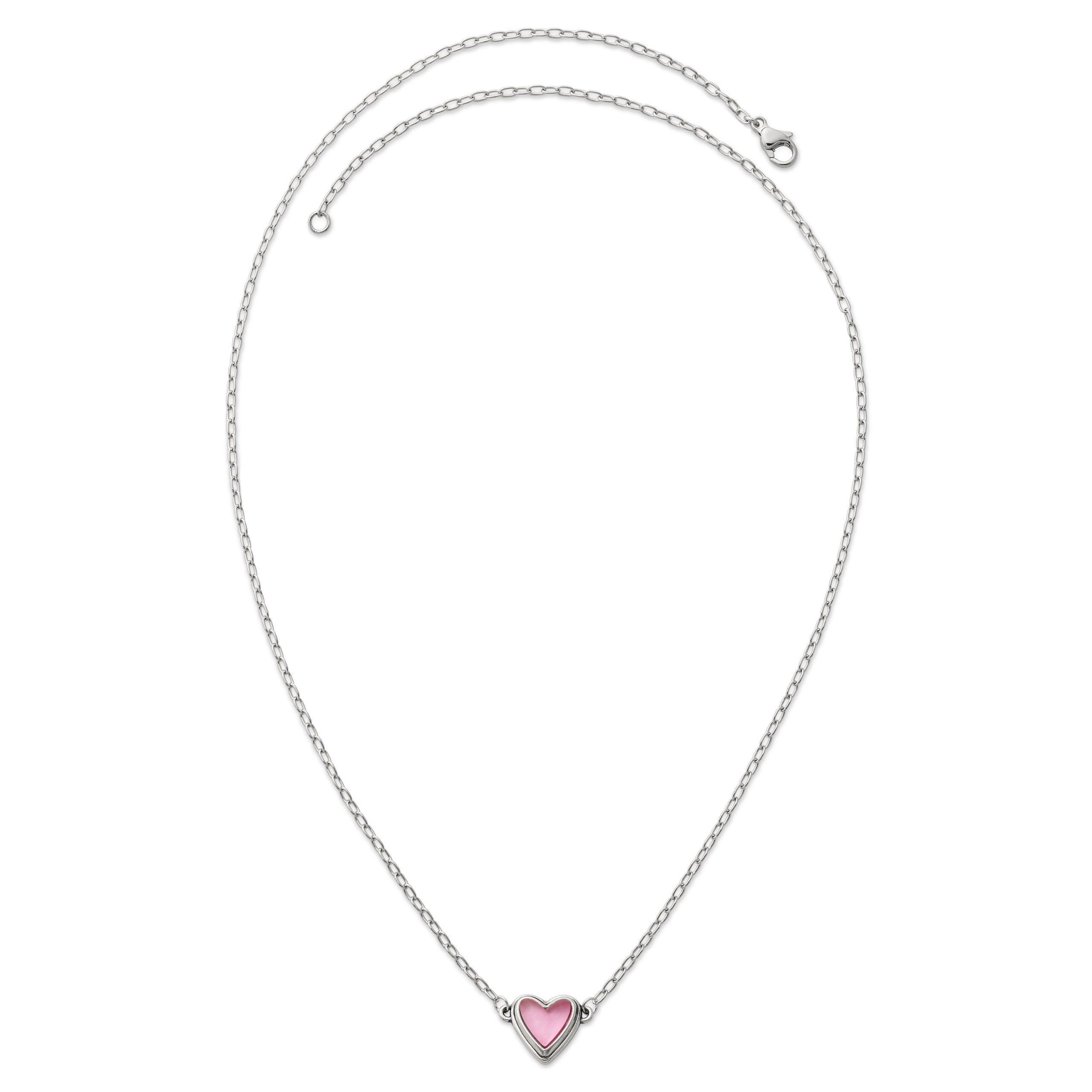 Sweetheart Pink Doublet Necklace - Image 3