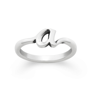 Script Initial 'A' Ring