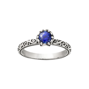 Cherished Birthstone Ring with Blue Sapphire