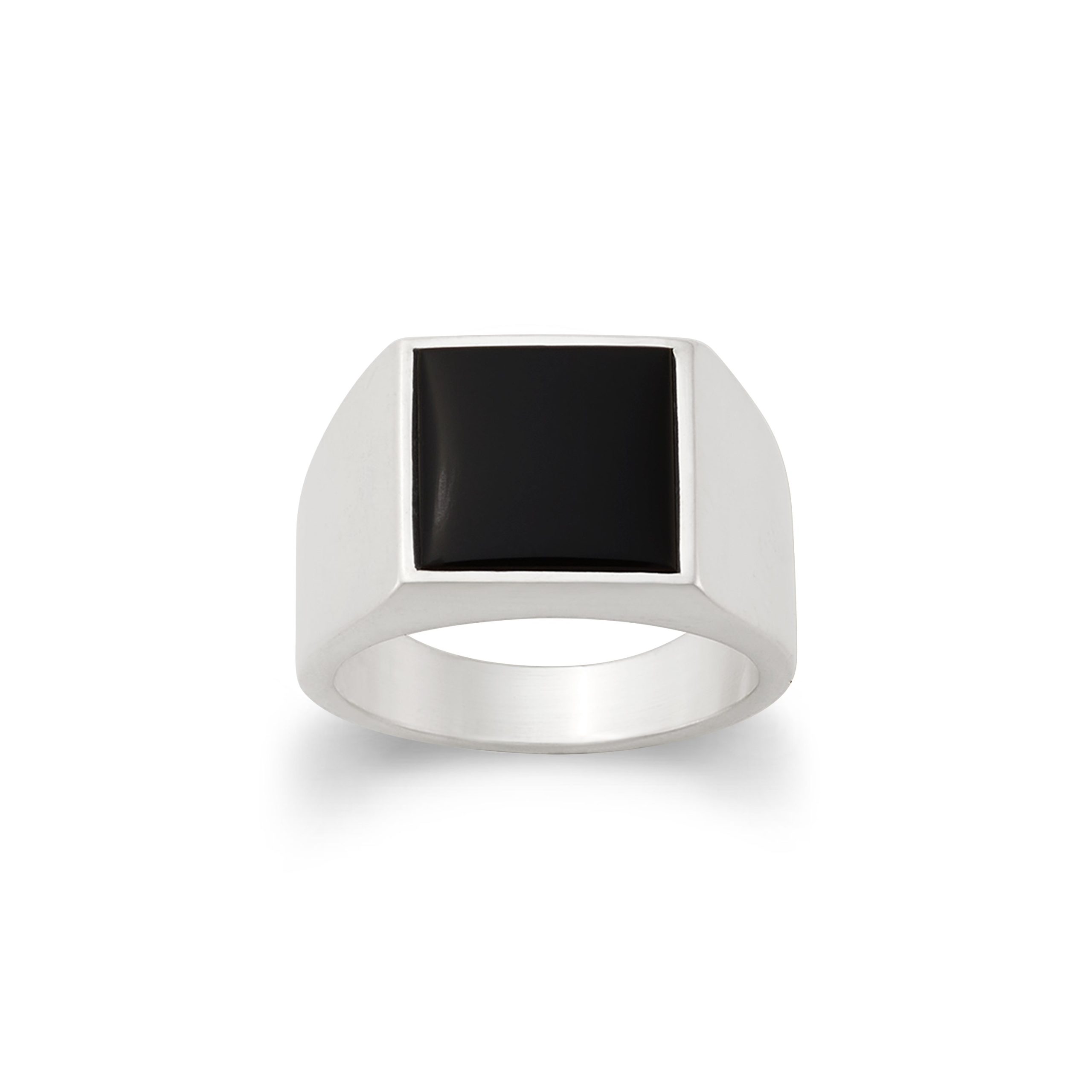 Classic Gemstone Signet Ring with Black Onyx - Image 2