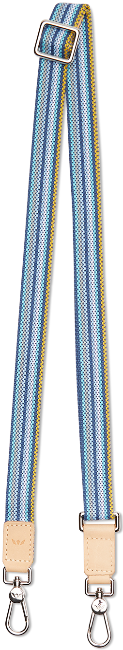 Chambray Slim Webbing Crossbody Strap - Image 2