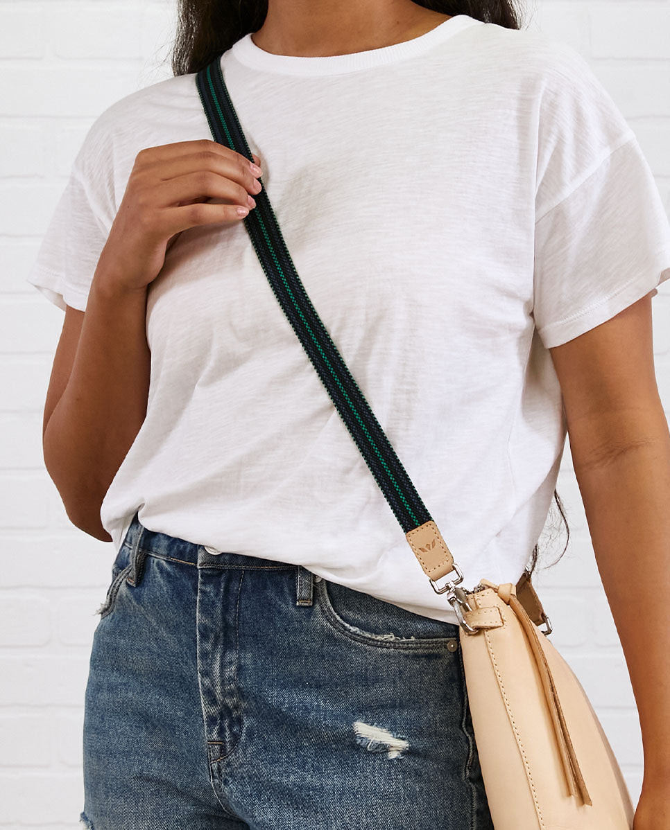 Wintergreen Slim Webbing Crossbody Strap - Image 3