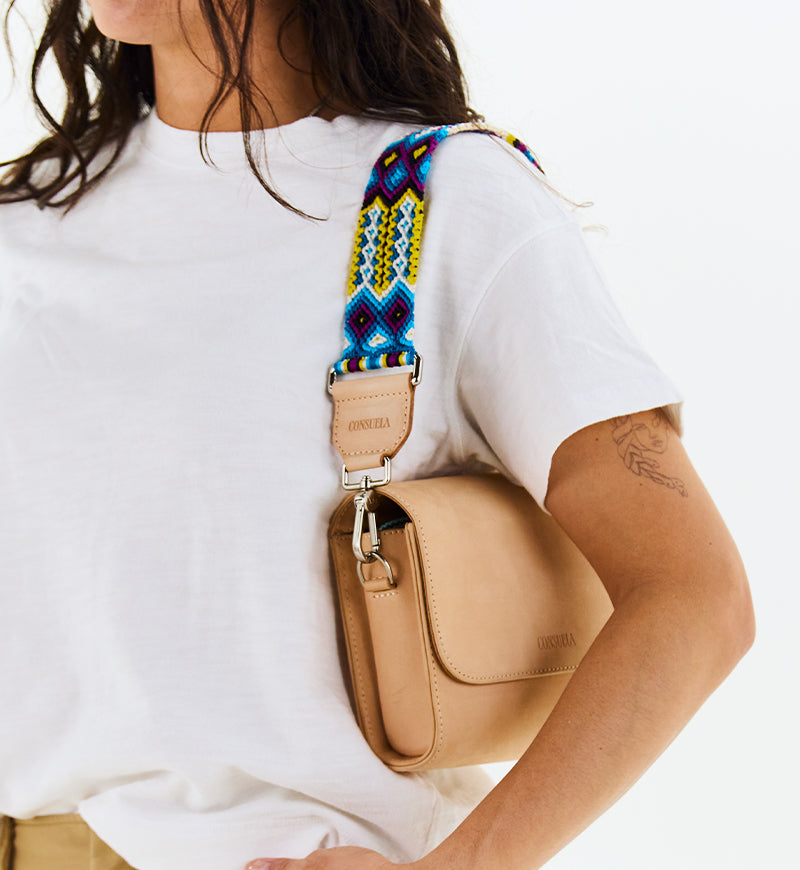 Blueberry Wide Woven Shoulder Strap - Image 3